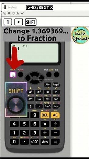 How to change the recurring decimal to fraction?