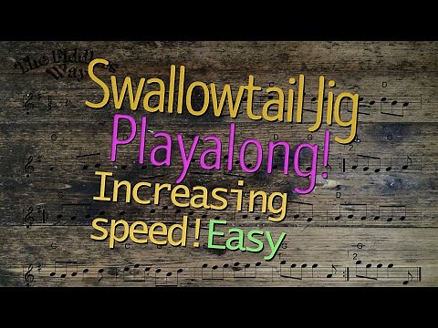 Swallowtail Jig Playalong (Getting Faster) Easy Level