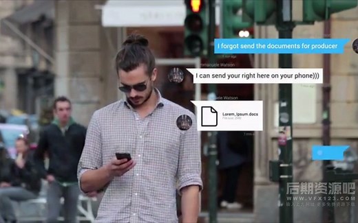 fcpx插件 聊天对话框动画 含文本音频媒体3种样式 Text Messages KIT