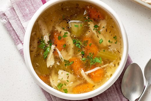 Slow Cooker Whole Chicken Soup