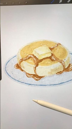 Realistic oil pastel textures in Procreate #procreatetutorial #digitalart #procreateart #procreate