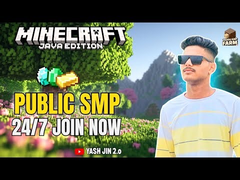 DAY-21 || Play Yaddu SMP In Minecraft PE + JAVA || Public SMP 24/7 Join Now #livestream #minecraft