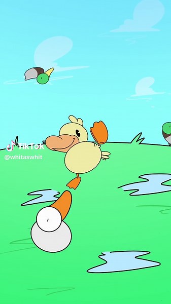 Quack Attack: Animated Short Video of Cute Cartoon Ducks