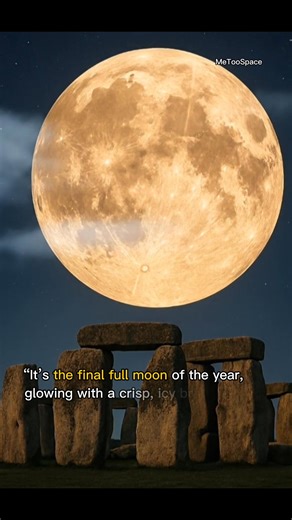 🌕 Don’t miss December 4 — the Full Cold Moon will shine bright in the night sky. It’s the last full moon of the year, glowing with a calm winter light. Look up and enjoy this peaceful lunar moment. #space #science #fact #facts #fullmoon | MeToo