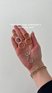 These stacked rings is on everyone's wishlist at the moment. The interlinked rings with a moveable feature, elevates your ring stacks✨ #LovisaJewellery https://lovisa.visitlink.me/R9bSHm | Lovisa