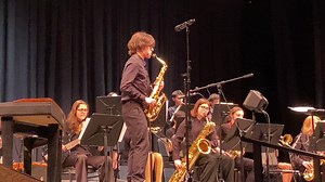 What an amazing performance by all the musician’s at this year’s All County Jazz Festival! My son is seated in the center of the middle school ensemble and played the fourth improv solo! | Blaise Gomez