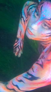 This is not a filter 🌊 Waterproof mermaid makeup magic ✨️ feat @the.surreal.sirena #mermaid #mermaids #mermaidmakeup | Fine Art, Bodypainting & Airbrush Make-up / bodyart by Lana Chromium