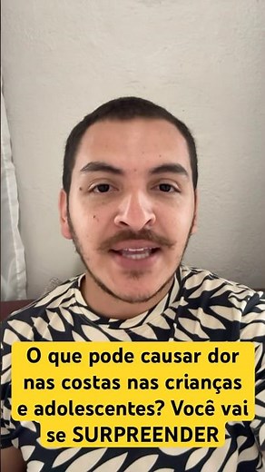 Duas causas SURPREENDENTES de DOR NAS COSTAS em crianças que você precisa saber! #dornascostas
