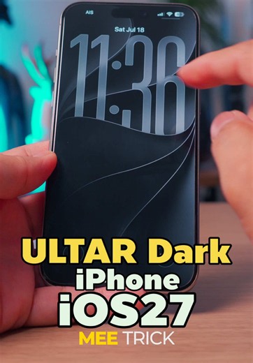 Ultra Dark iPhone iOS27 — วิธีตั้งธีมมืดบน iPhone 14 Pro Max