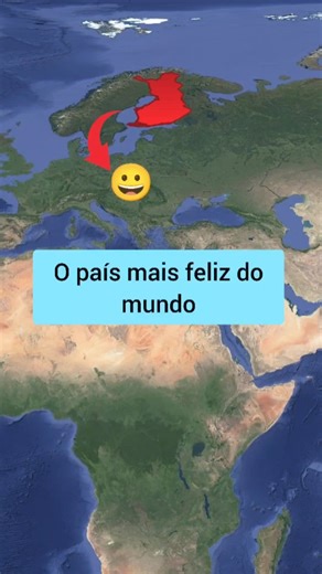 O país mais feliz do mundo, de acordo com o Relatório Mundial da Felicidade 2024, é a Finlândia, ocupando esse posto pelo sétimo ano consecutivo. #geografia #mapa #atualidade #curiosidade | Geografia Online