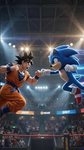 🔥 Sonic vs Goku – The Ultimate Boxing Battle!