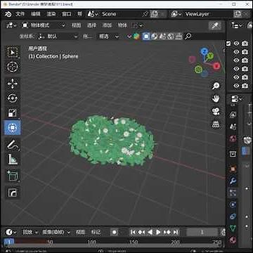 How to Create a Realistic Bush in Blender 3D 🌿 #shorts #blender