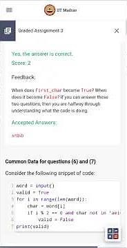 Python Week 3 Graded Assignment || IIT Madras BS Degree