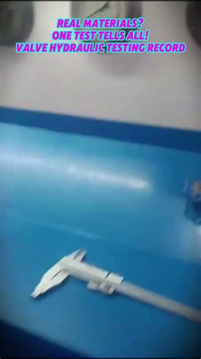 Real Materials? One Test Tells All! Valve Hydraulic Testing Record#shorts #fitting #tube