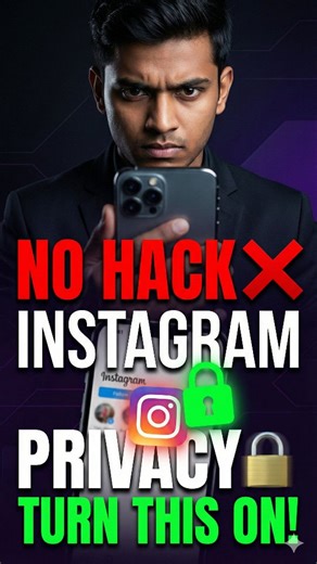 Manoj on Instagram: "Instagram Privacy Settings 2026 🔒 | No Hack | Protect Your Account 100% | ಕನ್ನಡ Most people search for Instagram hacks, but the real way to protect your Instagram account is by using the official Instagram privacy settings. In this reel, I show you step-by-step Instagram privacy settings that help you: ✔️ Secure your Instagram account ✔️ Protect your personal data ✔️ Avoid fake hacks and scams ✔️ Stop unknown access & spam ✔️ Use Instagram safely in 2026 ❌ No third-party ap