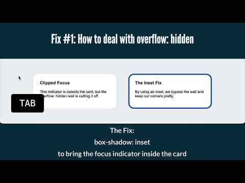 Focus indicators 101: A simple guide for developers