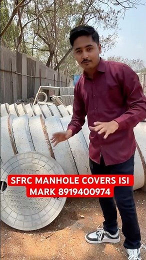 SFRC MANHOLE COVERS ISI MARK FOR UGD WORKS HYD | INDO MANHOLE COVERS HYDERABAD #ytshorts #shorts