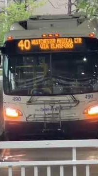 Bee-Line Bus: New Flyer XDE40 (#490) Route #40 to Westchester Medical Center via Elmsford