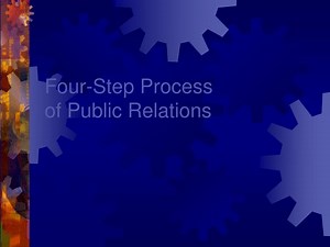 Four-Step Process of Public Relations - SlideServe