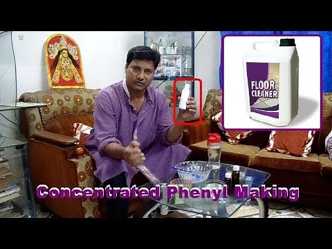 How to make concentrated white phenyl. White phenyl concentrated making.