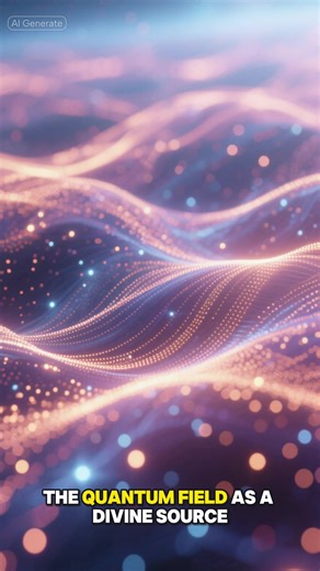 Is the quantum field a divine source? Explore how its vibrating waves shape reality, and how your emotions, like joy, manifest career wins or peace by resonating with this universal intelligence.#quantumphysics #divineintelligence #god #frequency #manifestation