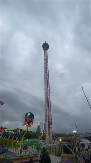 Off-Ride Skyfall Drop Tower by Tom Mathew | Nottingham Goose Fair 2025