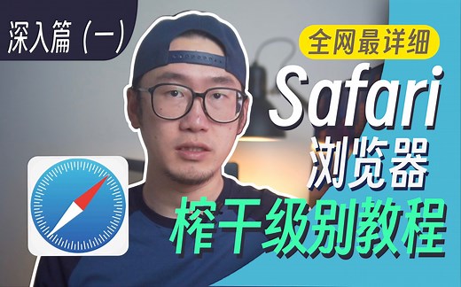 【全网最细，榨干级教程】Mac浏览器safari从零到精通，极致教程！应有尽有，一步到位！！