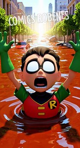 ¡La ciudad entera fue tomada por una inundación de chocolate! #curiosidades #batman #robin #fypシ #viralreelsシ | Epic videos