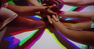 Colorful Hands Children Celebrating Teamwork Multicultural Stock Footage Video (100% Royalty-free) 1034670725 | Shutterstock