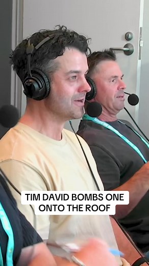 Tim David Hits a Monster Six in Cricket Match