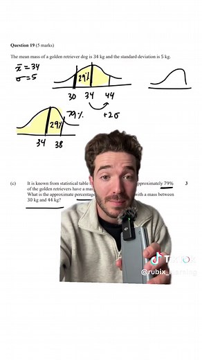 Calculate Percentage of Golden Retrievers in a Normal Distribution | Exam Prep