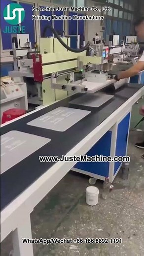 How To Use Fully Auto Flatbed Screen Printer For Paper? #screenprint #screenprinter #screenprinting