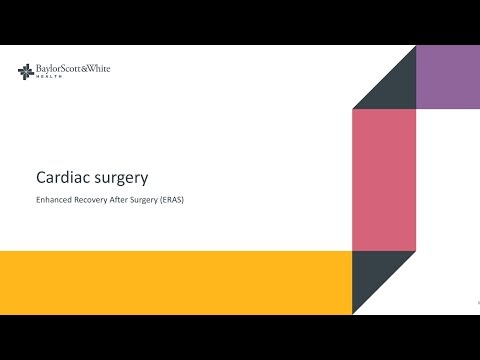 ERAS Patient Education: Cardiac Surgery