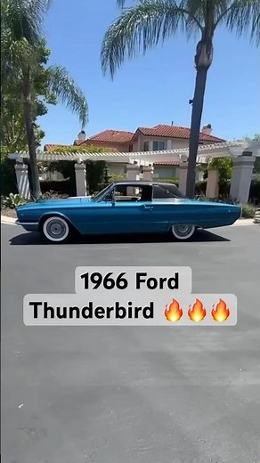 1966 Ford Thunderbird #supercars #classiccars #ford
