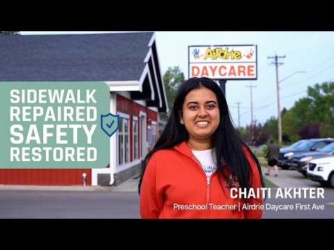 Sidewalk Repaired & Safety Restored 🛡️✅