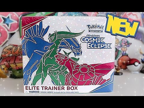 NEW Pokemon Cosmic Eclipse Elite Trainer Box Opening