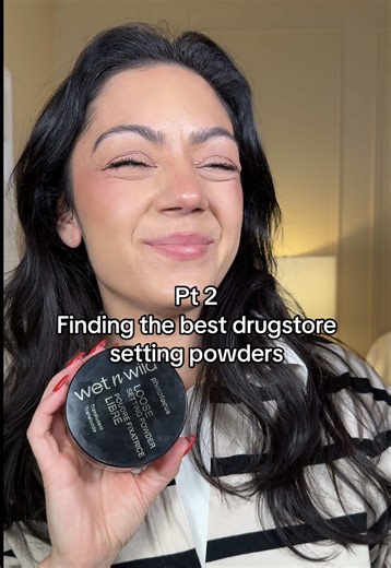 Pt 2 | Finding the best drugstore setting powders @wetnwildbeauty crushed it with this setting powder!! #makeup #settingpowder #drugstoremakeup #affordablemakeup #makeupreview