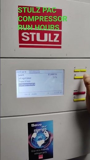STULZ PAC Compressor Run Hours कैसे देखें | Simple Guide #compressor
