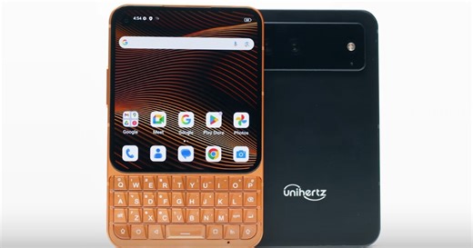 QWERTY keyboard phone gets the metal treatment and mid-range specs