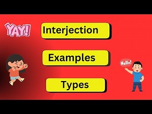 interjection || in English grammar|| interjection types| interjection examples||