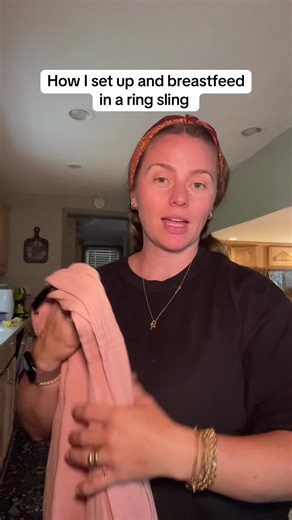 Breastfeeding Tips: Setting Up a Ring Sling Carrier