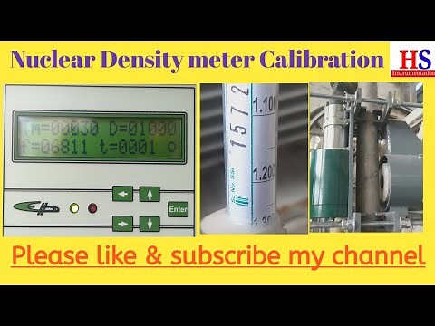 || How to calibration density meter || Nuclear Density meter || Calibration|| $ New Installations $