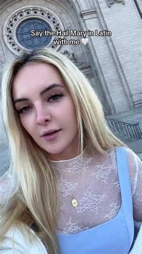 Hail Mary Prayer in Latin