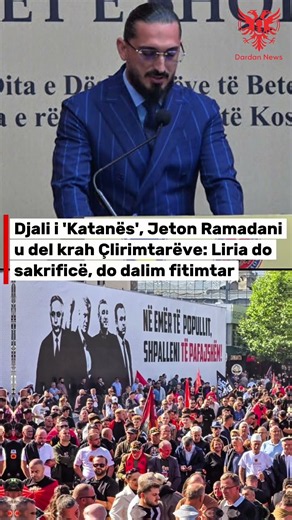 Djali i 'Katanës', Jeton Ramadani u del krah Çlirimtarëve: Liria do sakrificë, do dalim fitimtar
