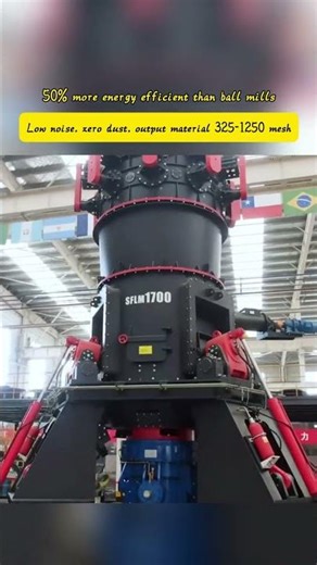 zero dust, low noise, built-in drying system, output 325-1250 mesh in one pass.