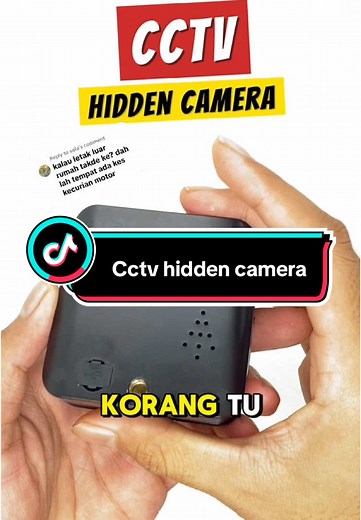 Replying to @safa Untuk kegunaan luar rumah sesuai gunakan yang ada water protection. #spygadgetkl #hiddencamera