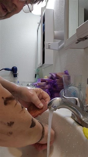 This is one of the bars that I make.. Purple Passion Soaps. Order some now!! | Alan Trace