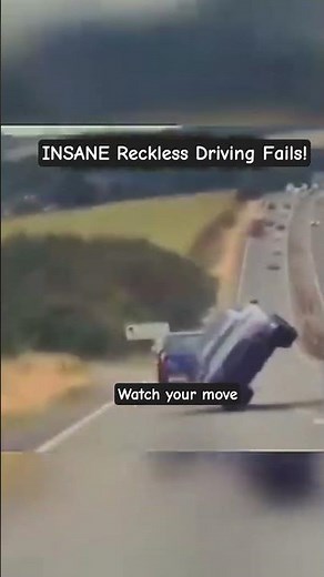 Reckless Drivers Getting What They Deserve #RecklessDriving #RoadSafety #CarCrash #DrivingFails