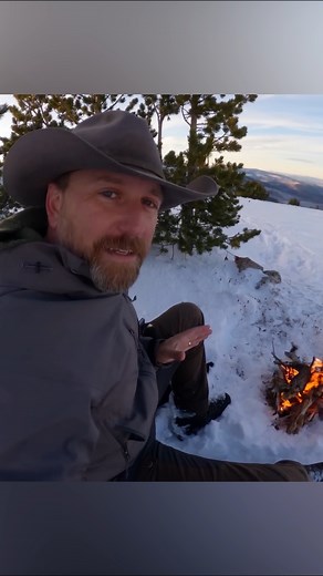 203K views · 6.3K reactions | 10,000 Feet Up in the Snow… Survival Starts with This Fire  #survivalskills #10kfeet #snowcamping #solocamping #extremecamping #montanamountains #wildernessadventure #wildcamping #cowboyadventures #thisismontana | Life in the West | Facebook