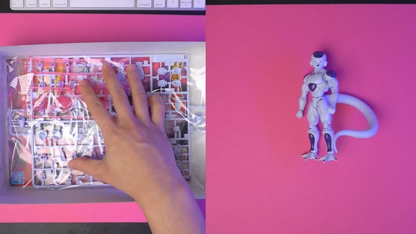 Watch Frieza Model Kit Come to Life in Speed Build